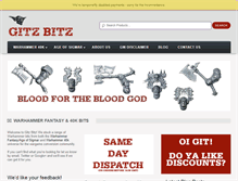 Tablet Screenshot of gitzbitz.com